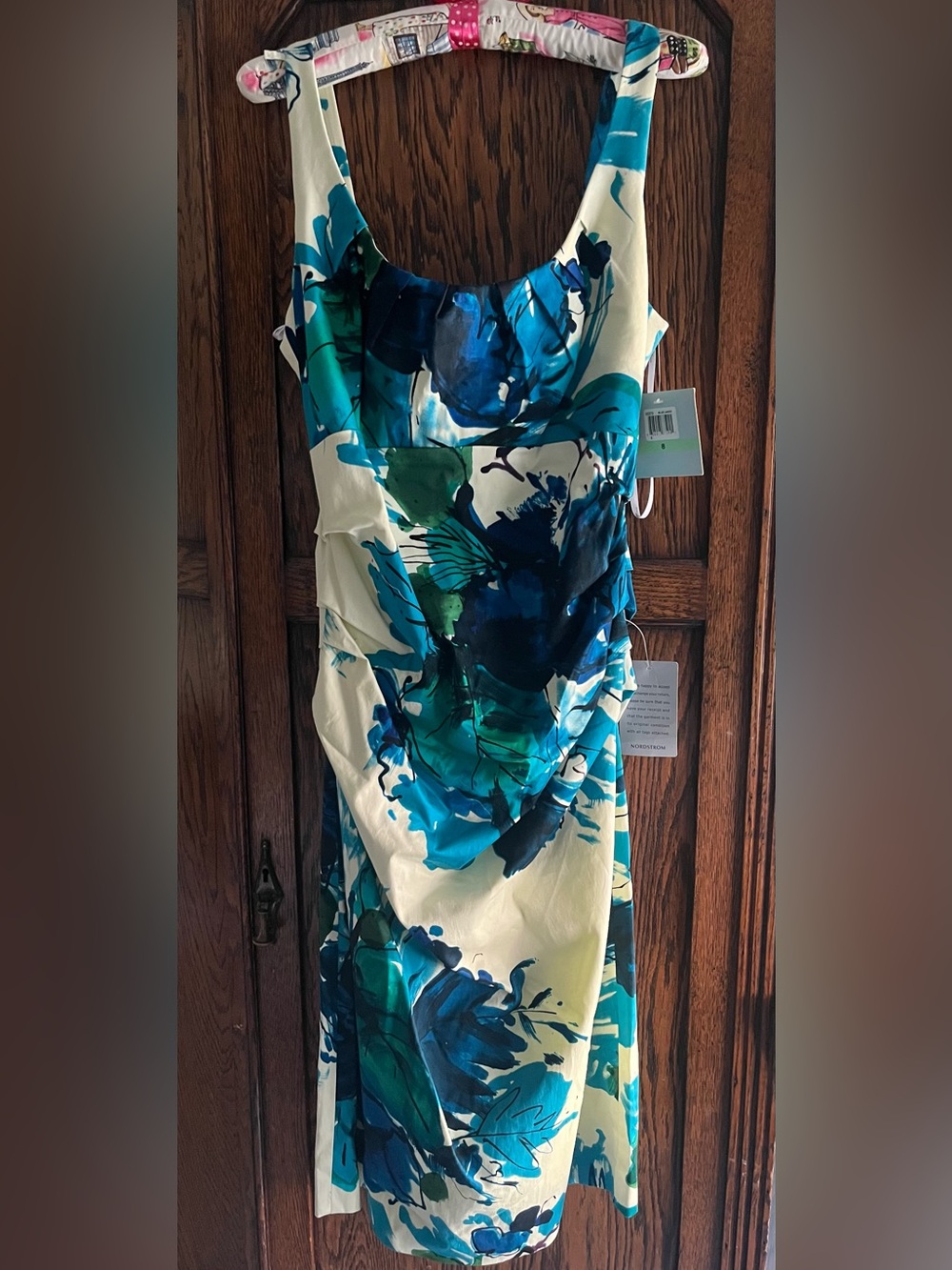 Suzi Chin for Maggy Boutique NWT Floral Sheath Dress size 8
